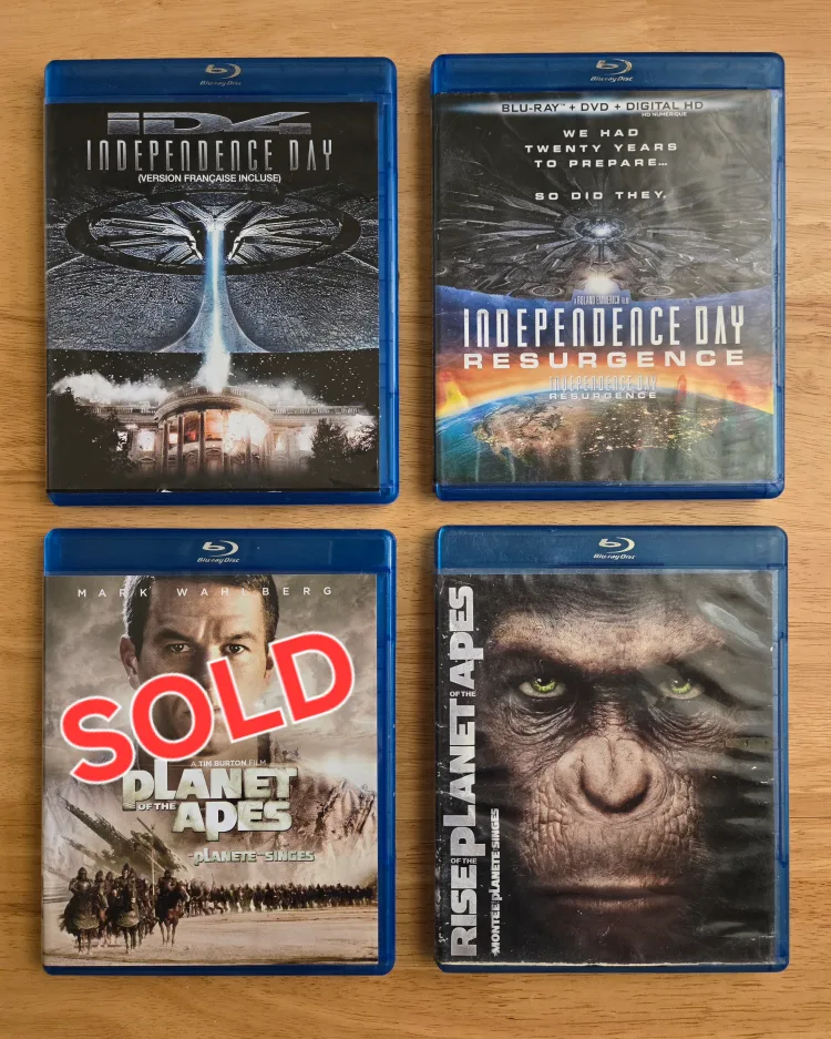 Blu-ray: Assorted Sci-fi Sequel Titles $4 each OR 4 for $13 image indicator(3)
