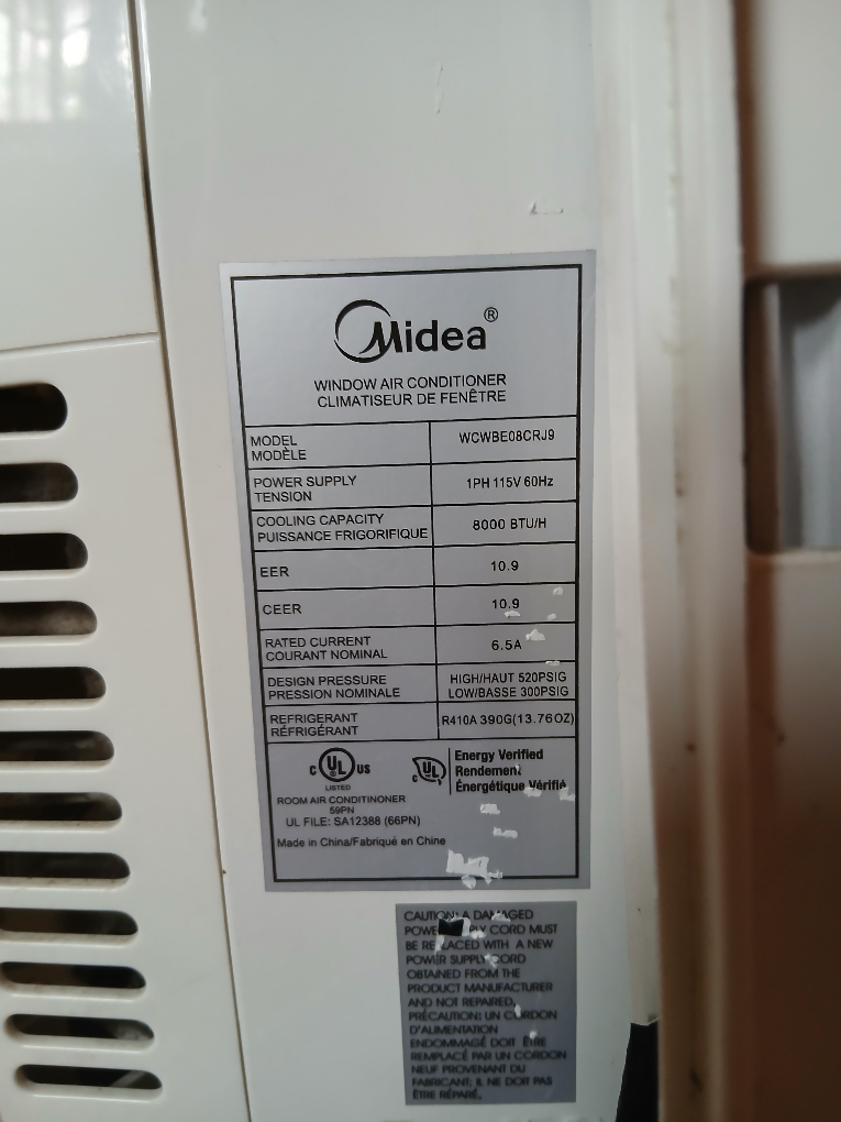 Midea 8000 BTU Window Air Conditioner - photo 2