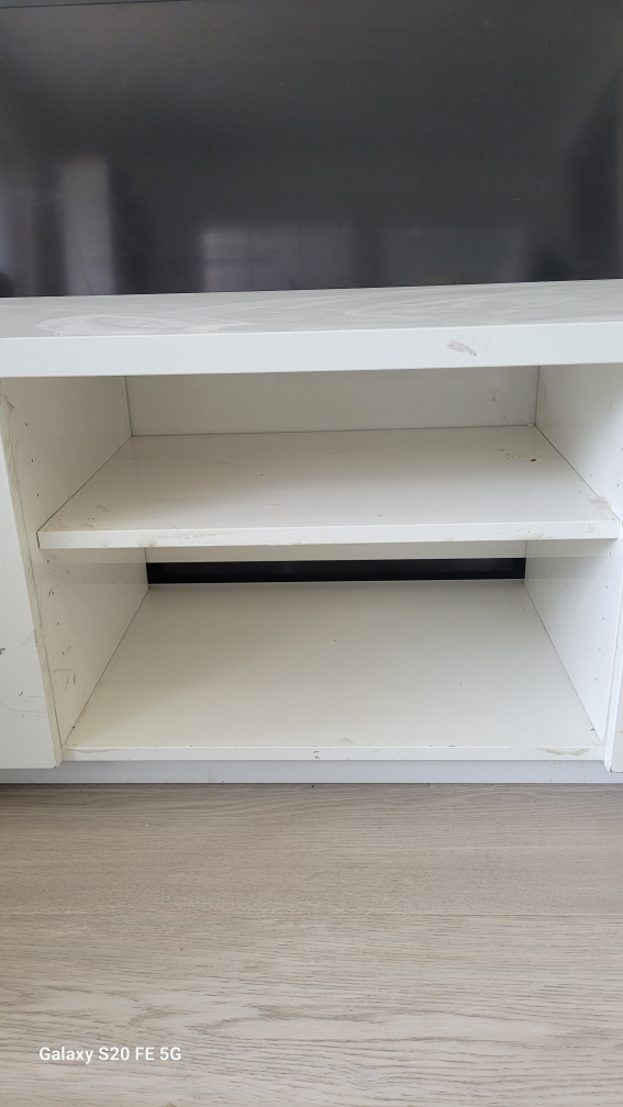 White TV Stand - photo 3