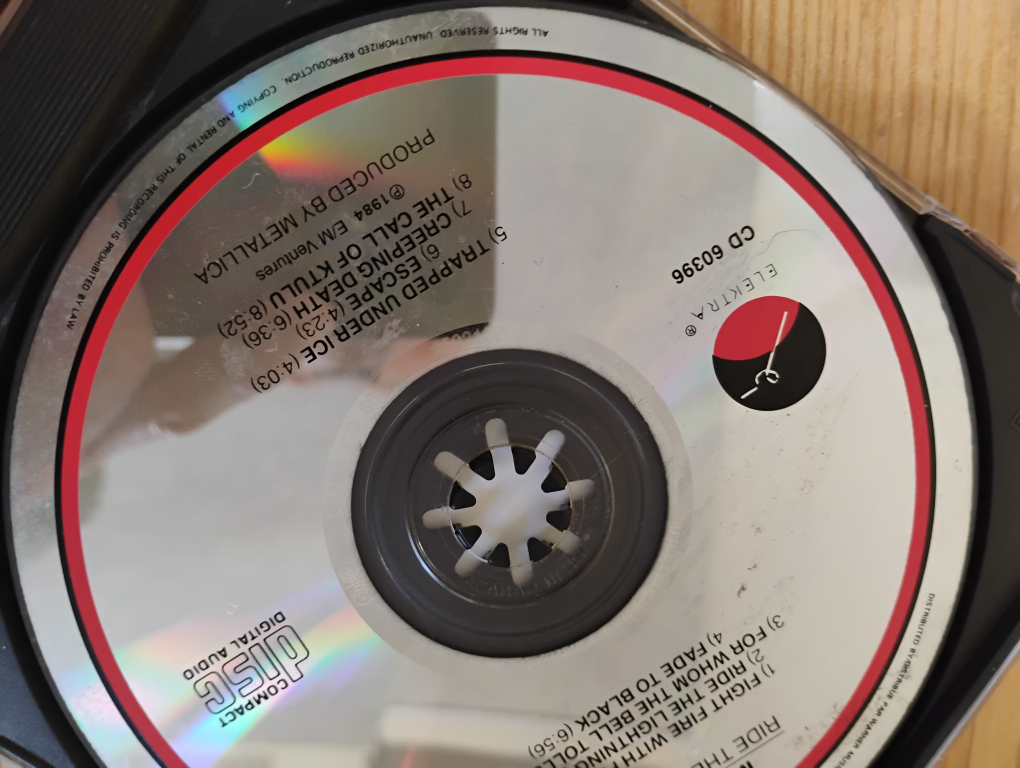 Metallica - Ride the Lightning CD - photo 3