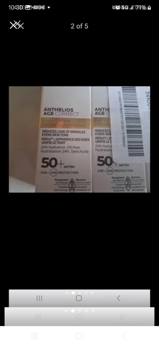 3 X La Roche Posay Anthelios Age Correct SPF50 +  Cream 50mL9 image indicator(2)