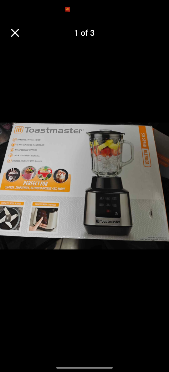 NEW Toastmaster Touchscreen Blender – NEVER Used!