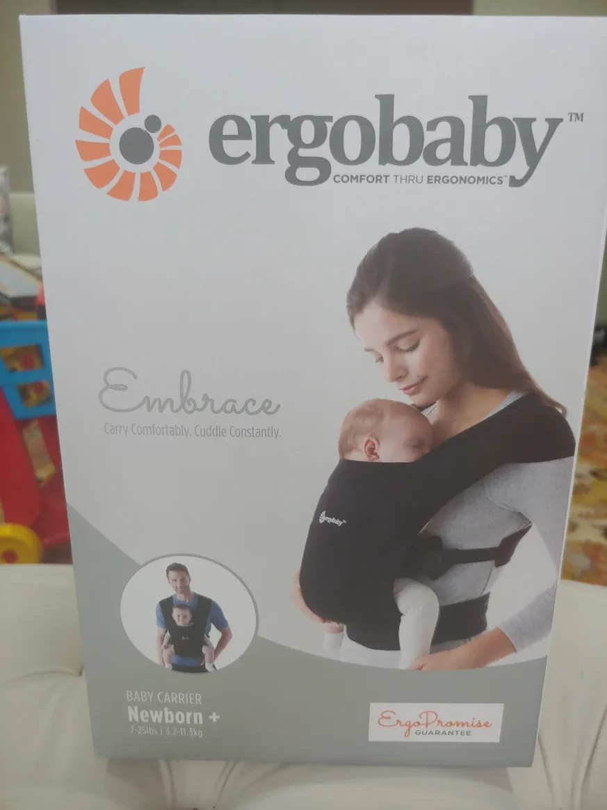 Ergobaby Embrace Baby Carrier - Black thumbnail