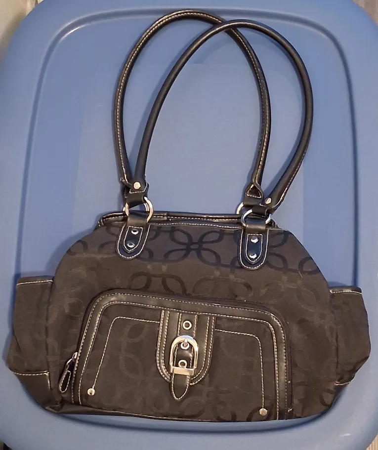 ladies black purse