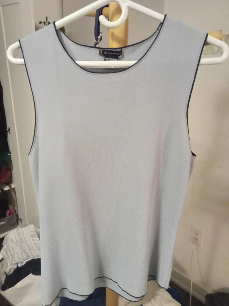 Lauren Hansen Sleeveless Top - Size L thumbnail