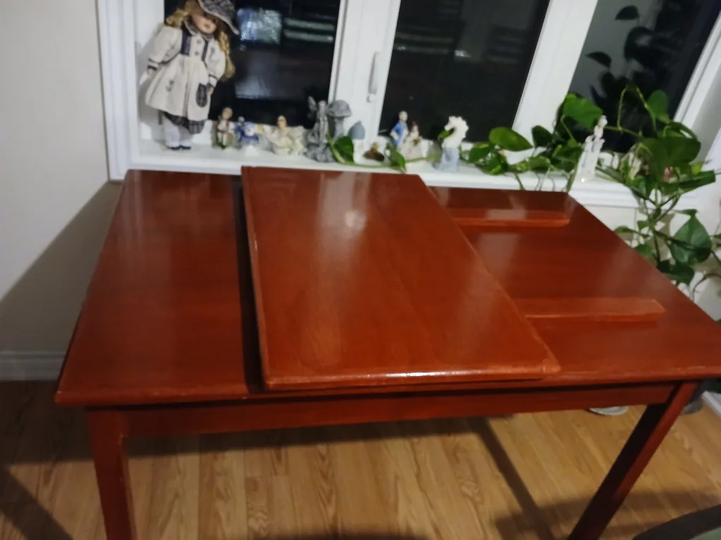 Dining Table with 6 Chairs - Wooden Set thumbnail