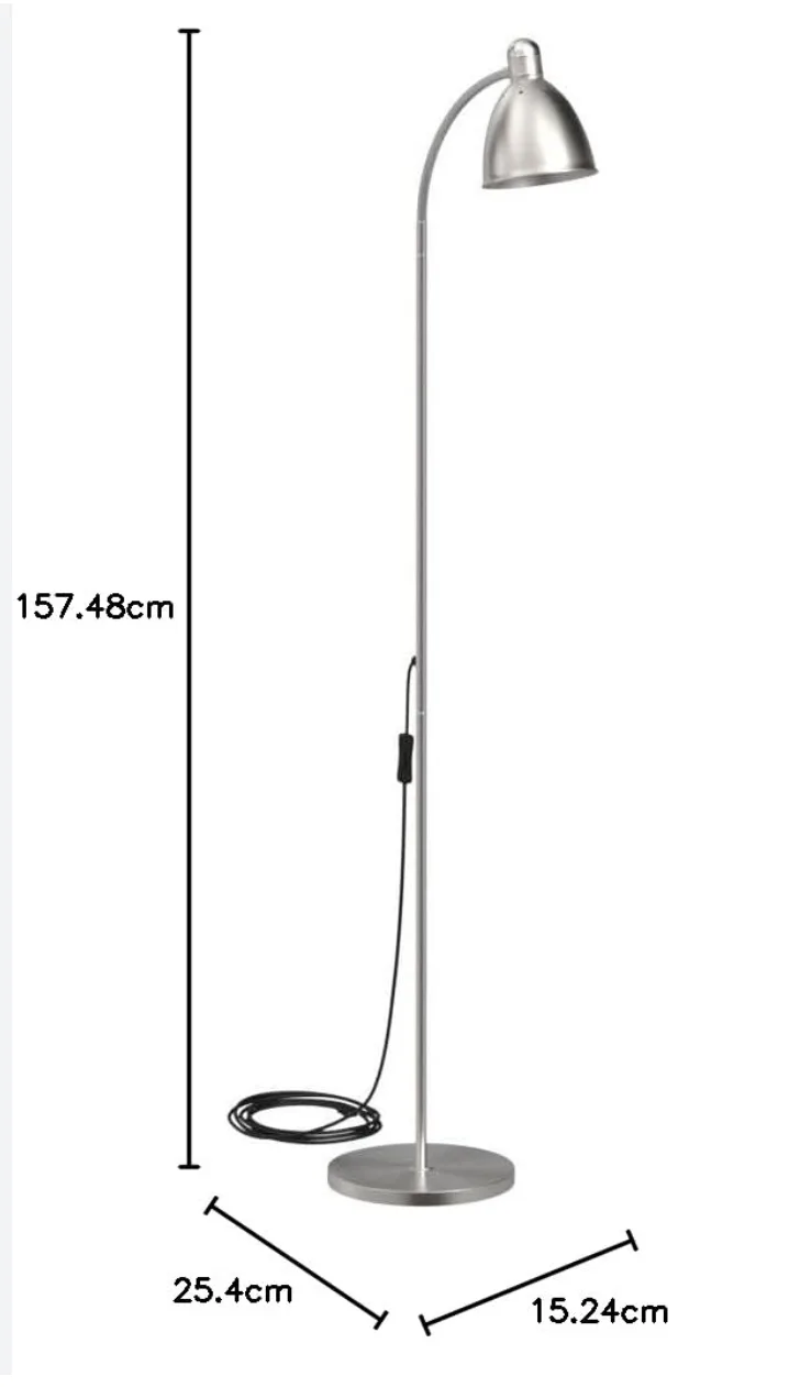 IKEA Floor Lamp - Silver Colour image indicator(3)