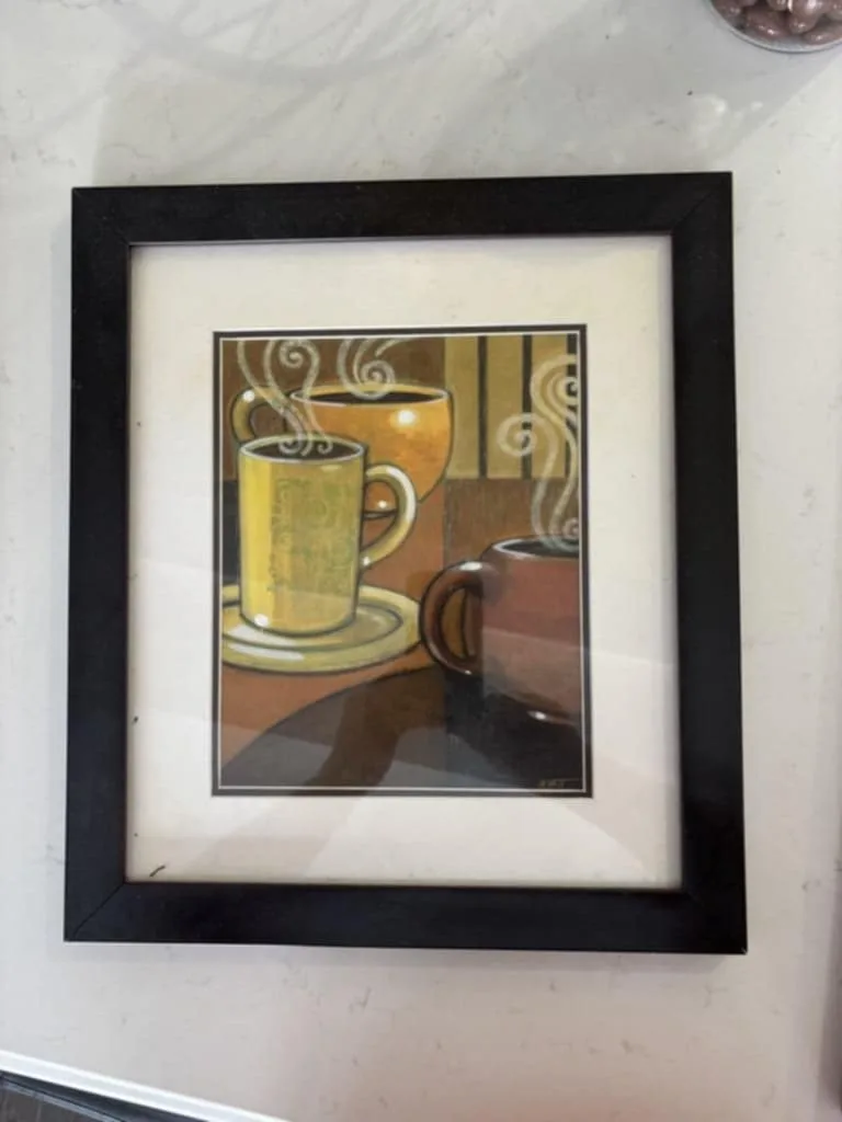 Framed Coffee Cup Print thumbnail
