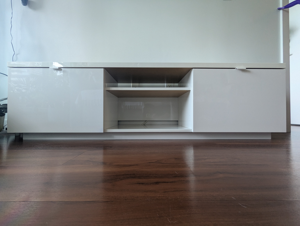 White TV Stand - photo 3