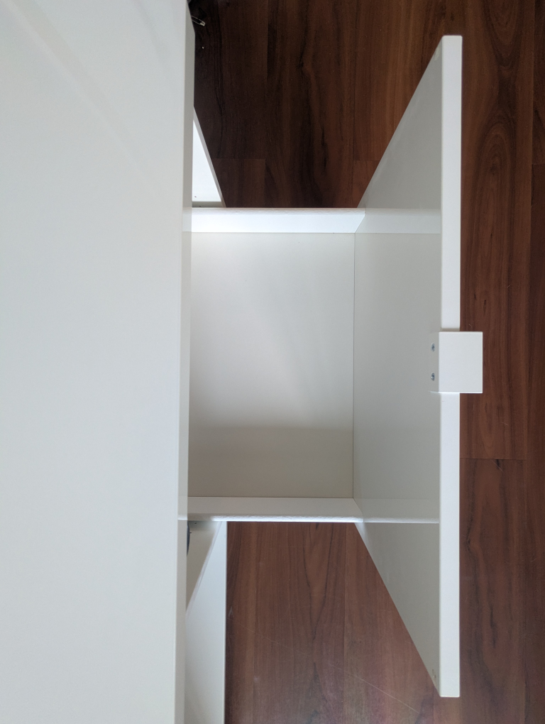 White TV Stand - photo 4