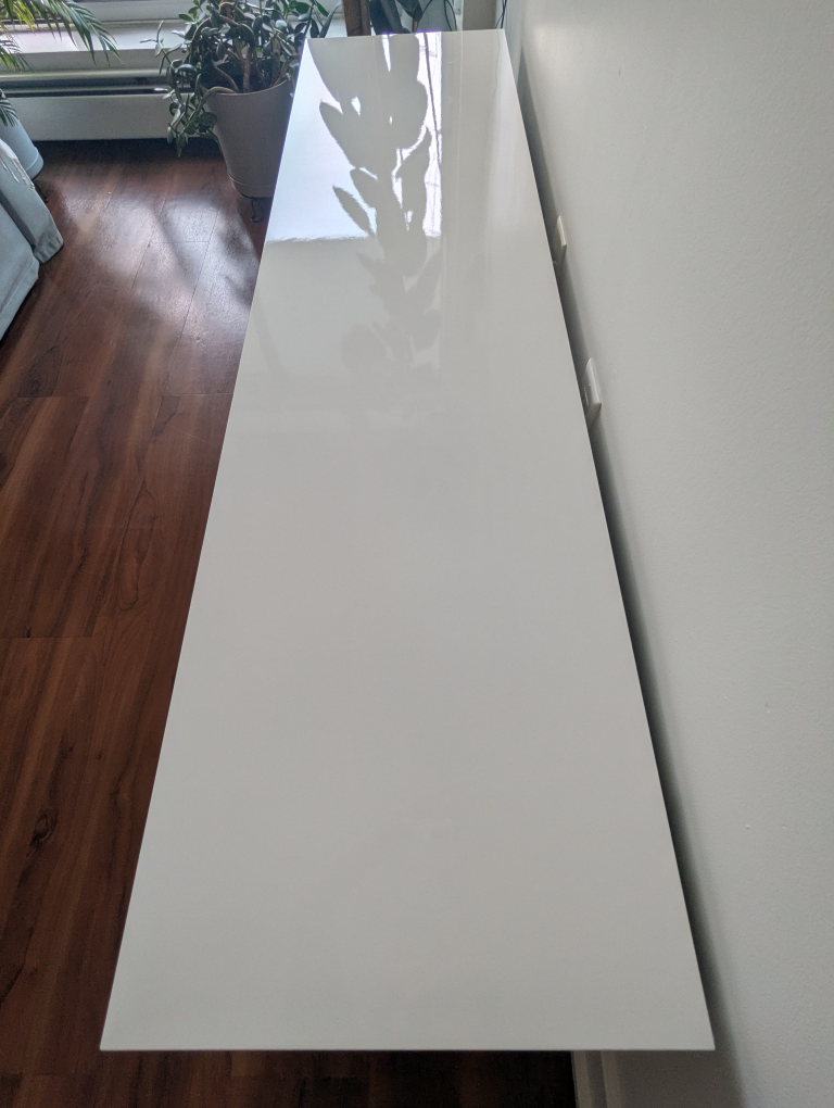 White TV Stand - photo 5