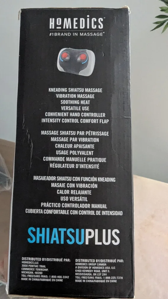 HoMedics Shiatsu Plus Massage Pillow image indicator(2)