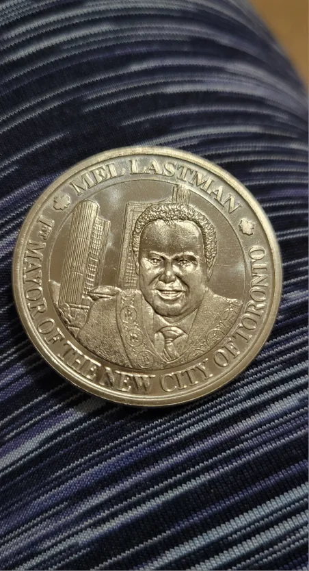 Mel Lastman Toronto Millennium Commemorative Coin image indicator(3)