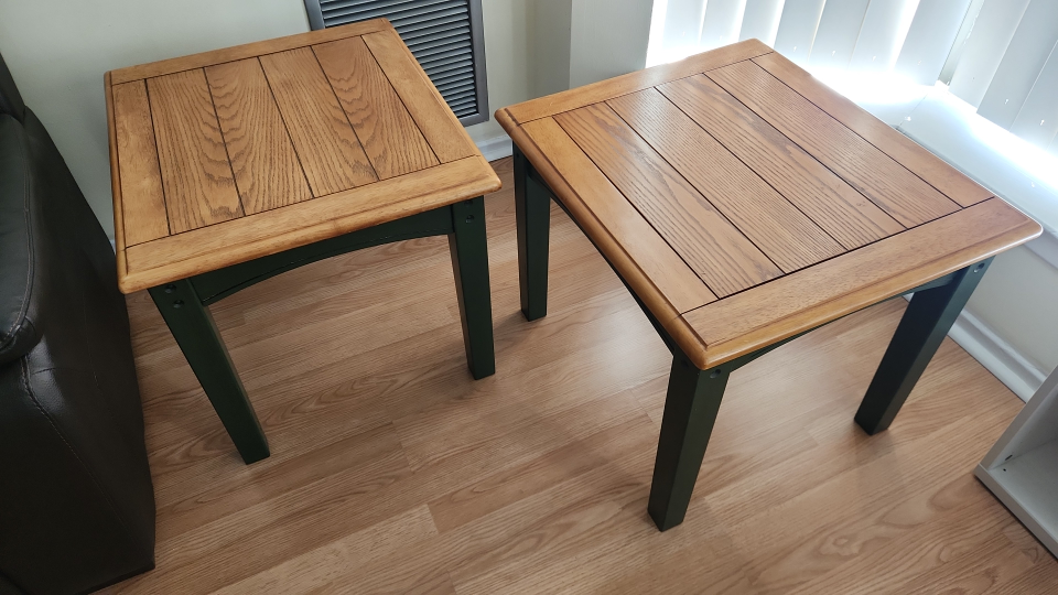 Wooden Side Tables - Set of 2