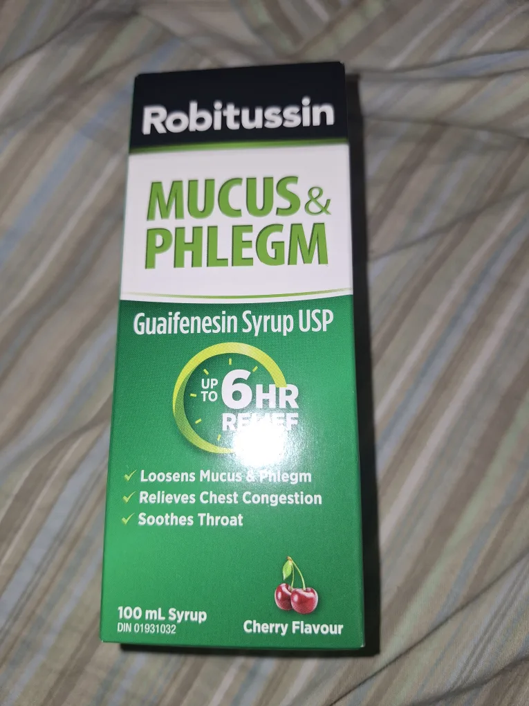 Robitussin Mucus & Phlegm Syrup - Cherry Flavour thumbnail