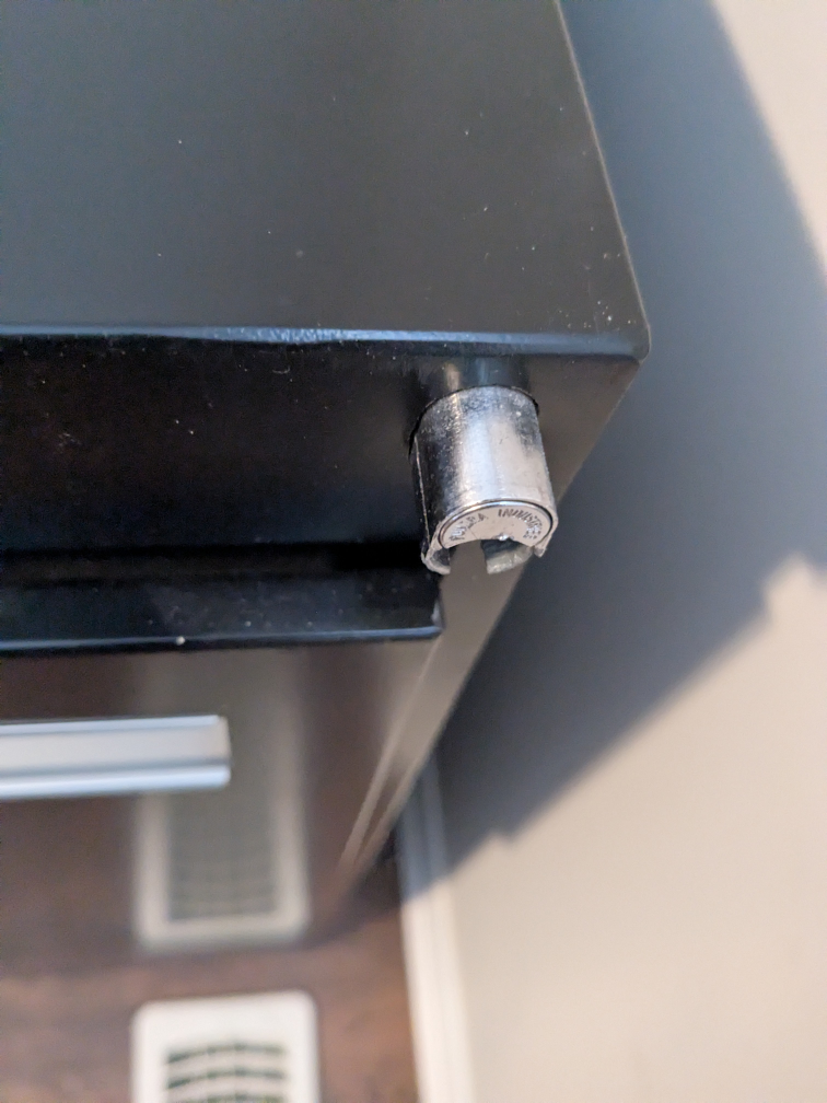 Black Two-Drawer Filing Cabinet - photo 5