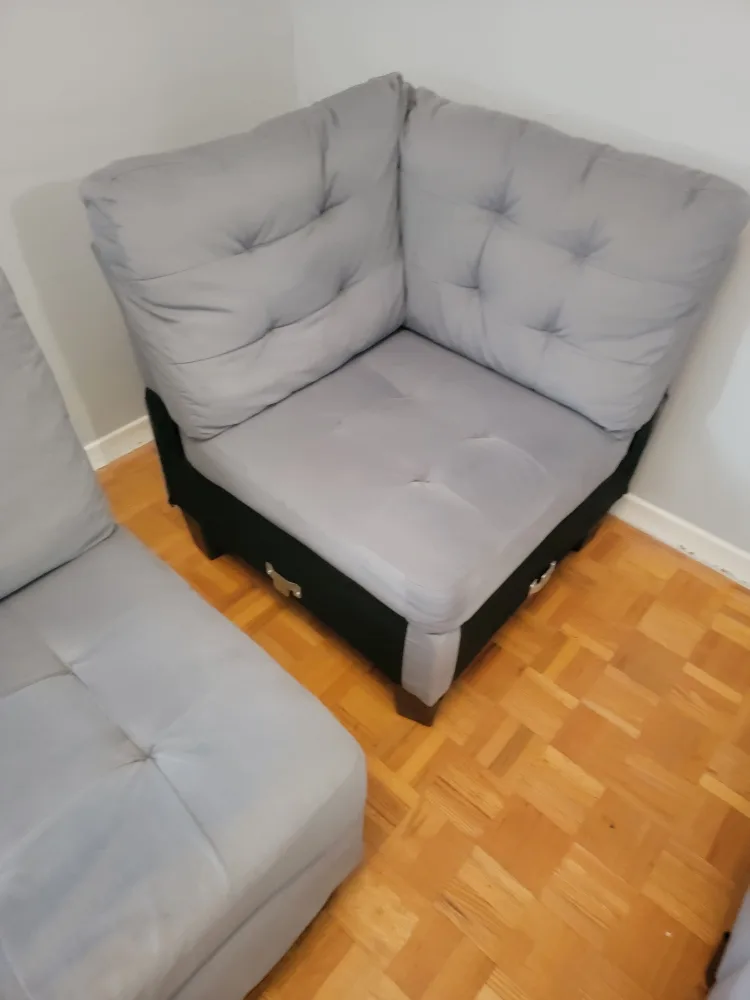 Grey Modular Sectional Sofa Set image indicator(3)