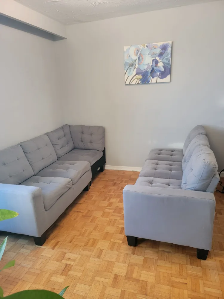 Grey Modular Sectional Sofa Set image indicator(4)