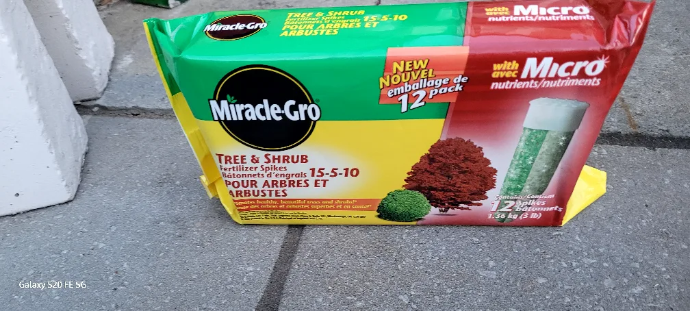 Miracle-Gro Tree & Shrub Fertilizer Spikes 12-Pack image indicator(2)