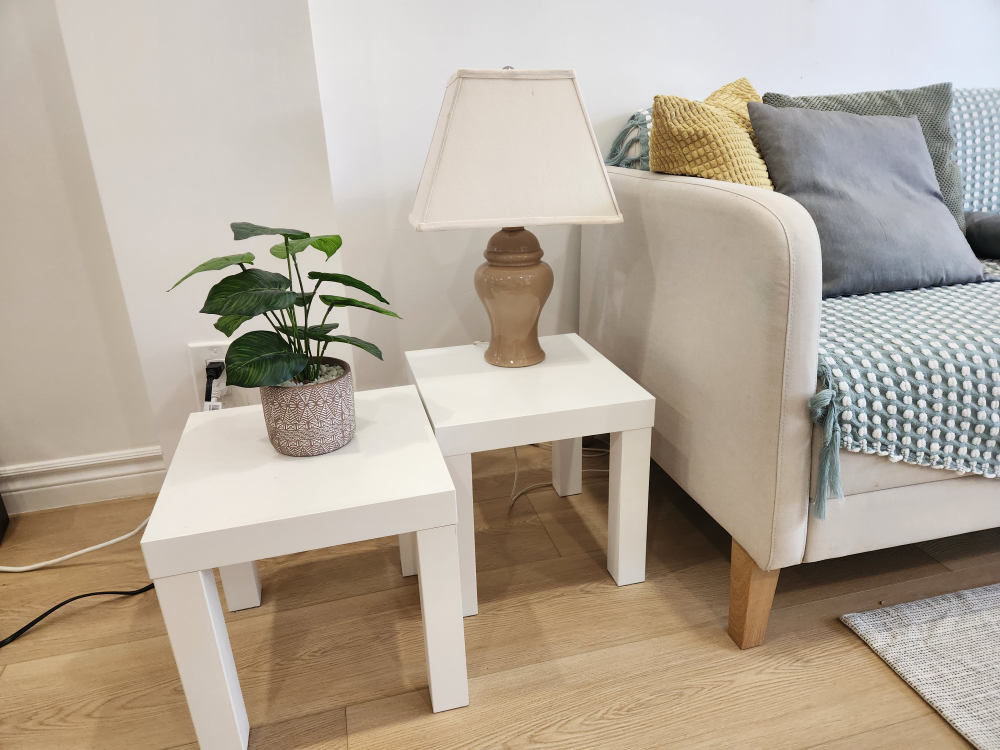 IKEA LACK Two Side Tables, White