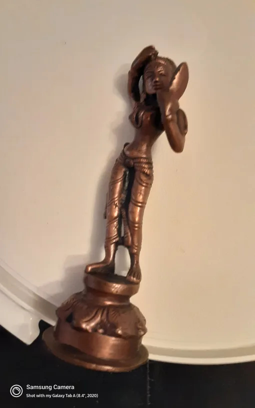 Bronze Hindu Goddess Statue image indicator(2)
