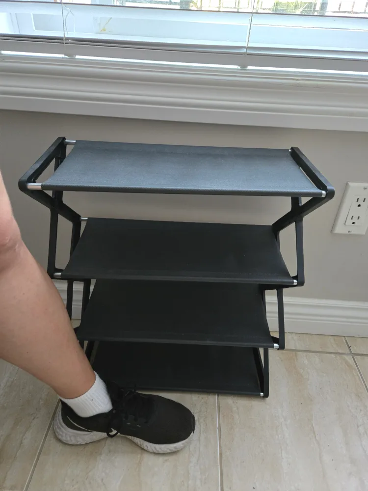 4-Tier Shoe Rack - Black image indicator(2)
