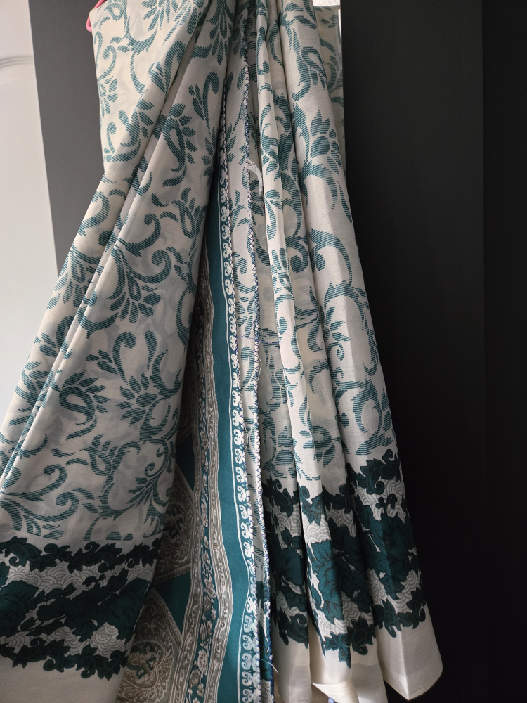 Floral Patterned Saree - photo 2