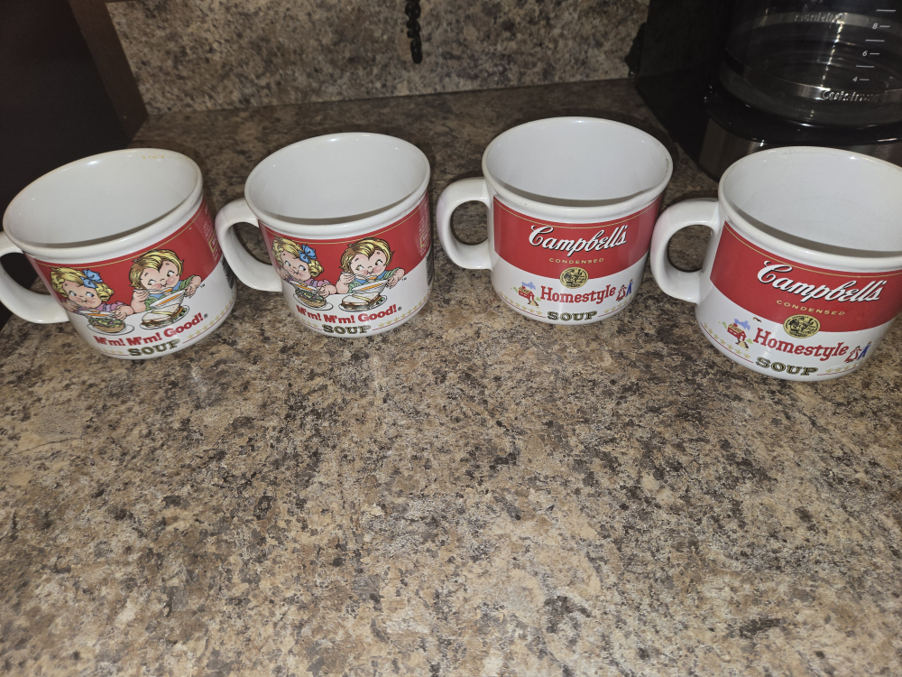 Campbell's Soup Mugs (Set of 4)