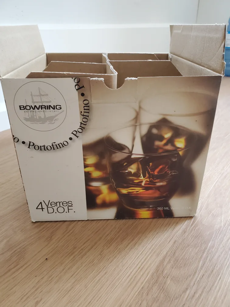 Bowring Portofino 4 Verres D.O.F. Glasses thumbnail