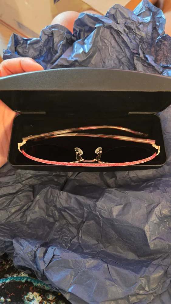 New Bebe Sunglasses BB7252 w/ case Aviator Pink Frame image indicator(3)