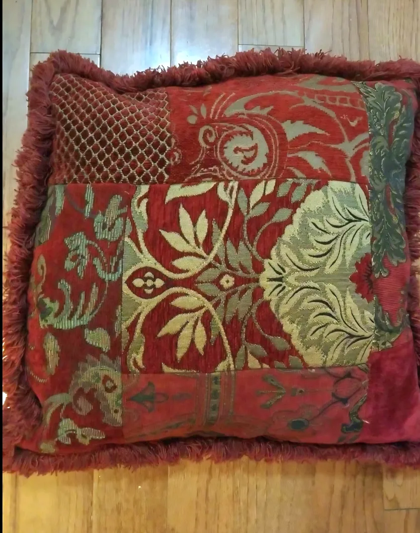 Red Decorative Throw Pillow thumbnail