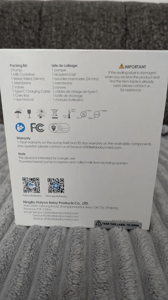 Bellababy Wearable Cordless Breast Pump image indicator(3)