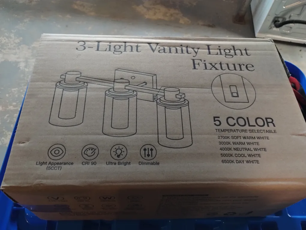 3-Light Vanity Light Fixture thumbnail