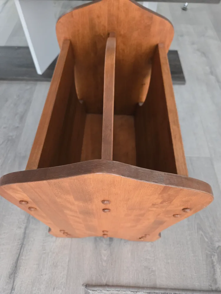 Wooden Magazine Rack thumbnail