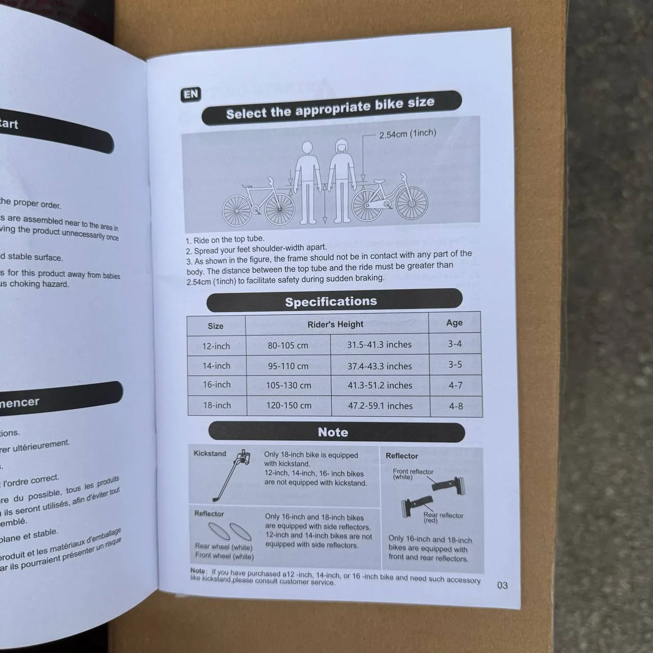 COSTWAY Kids Bike 14 Inch image indicator(2)