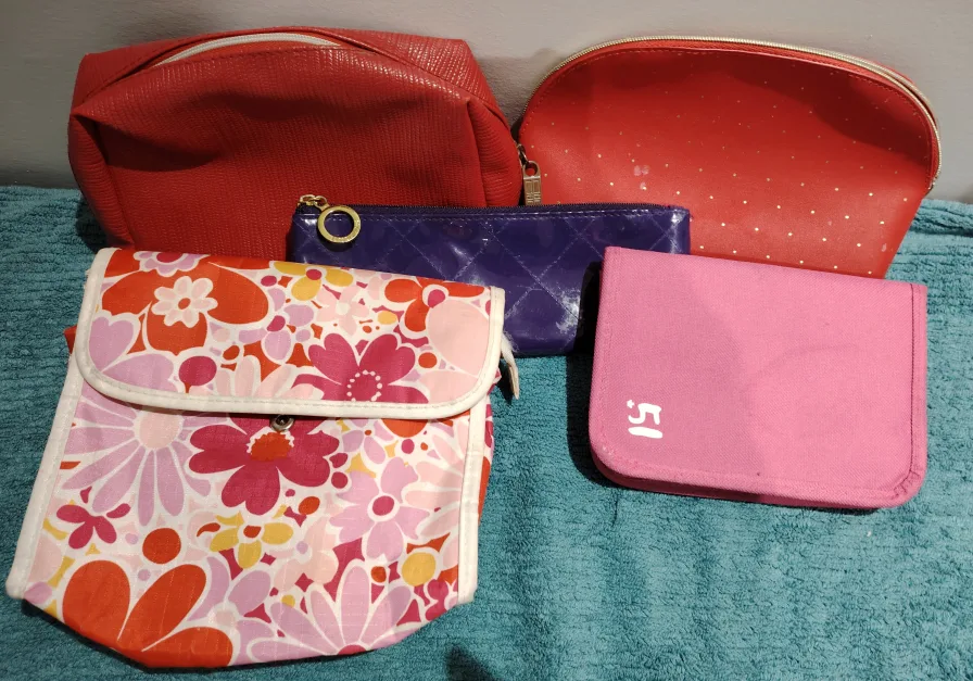 Assorted Makeup Bags - Set of 5 thumbnail