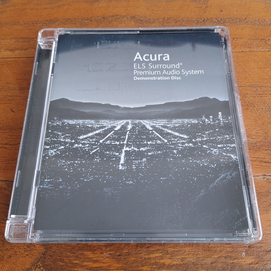 Acura ELS Surround Premium Audio System Demonstration Disc