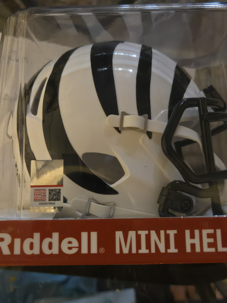 Riddell Mini Helmet - Mike Gesicki Signed - photo 2