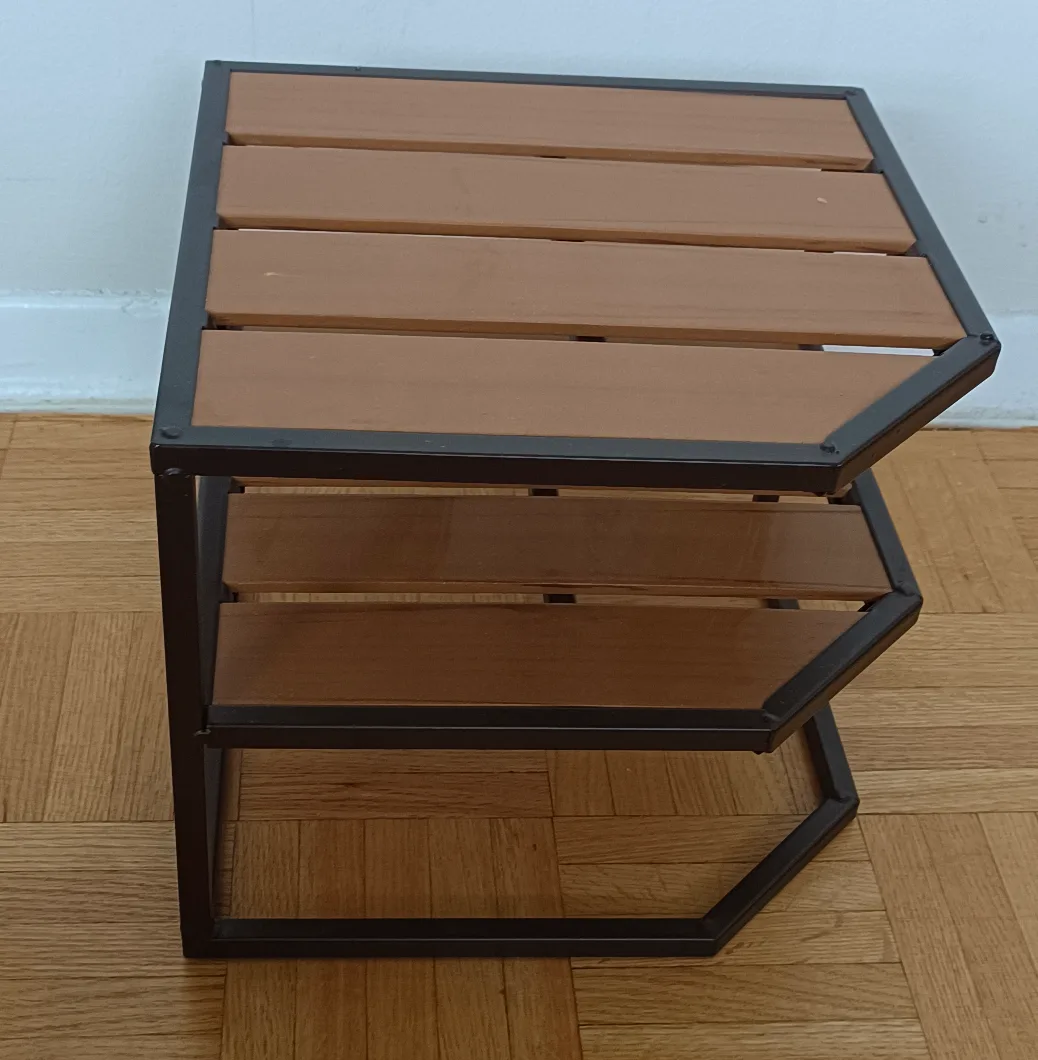 Metal 3 Tier Corner Shelf Unit thumbnail