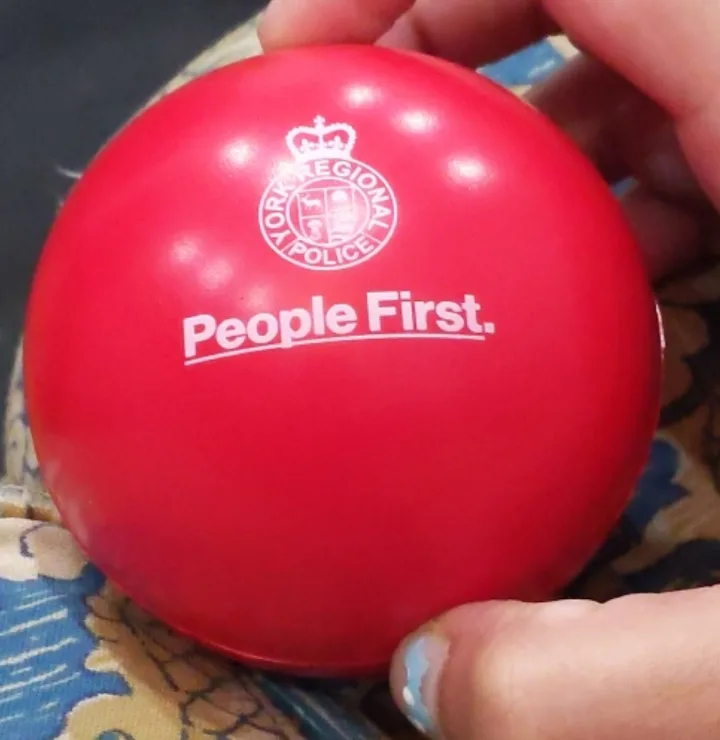 York Regional Police Stress Ball - Red thumbnail