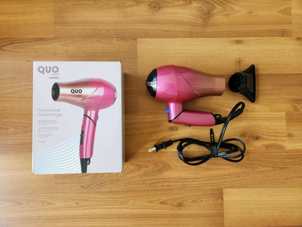 QUO Beauty Ombre Dryer - Pink Hair Dryer thumbnail