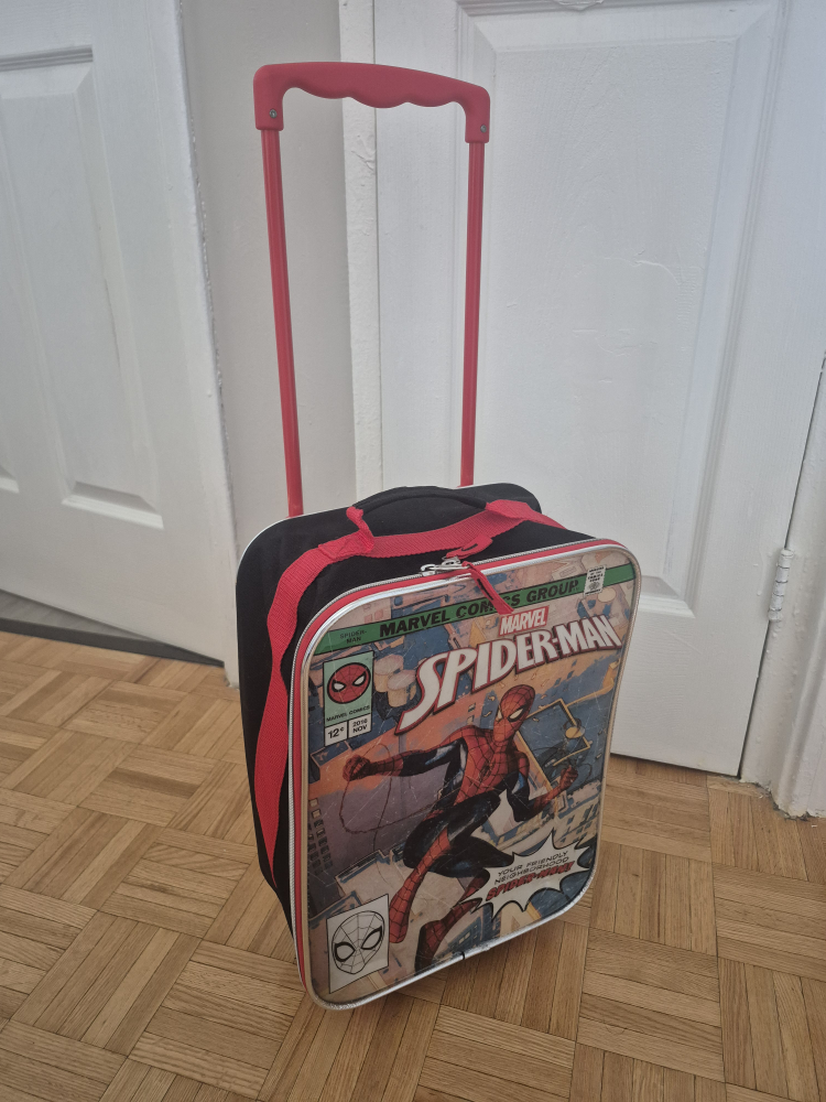 Marvel Spiderman Rolling Luggage Suitcase