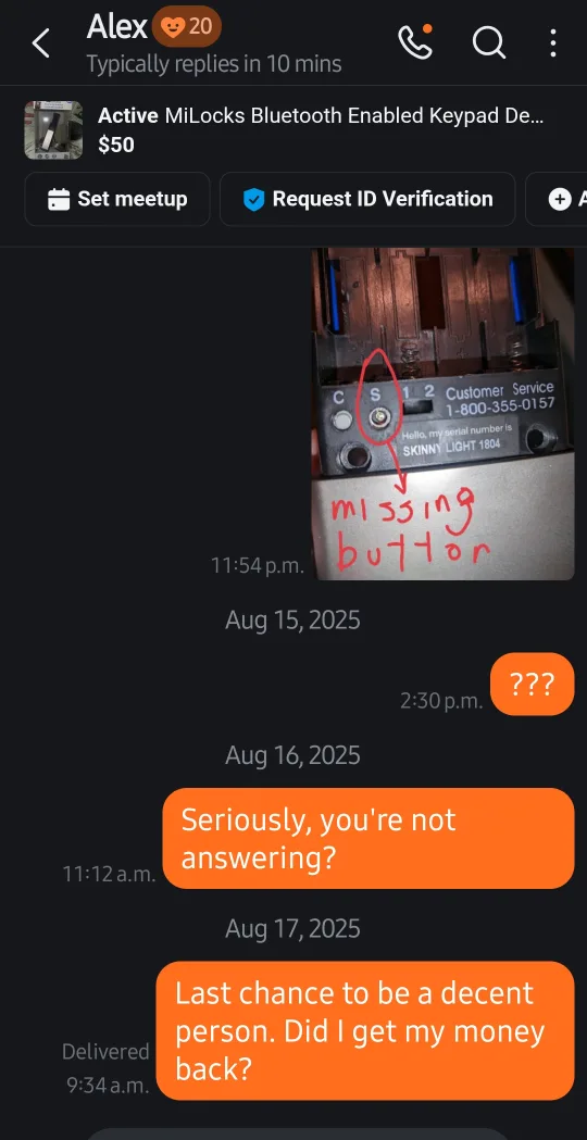 This seller alex is a scammer image indicator(2)