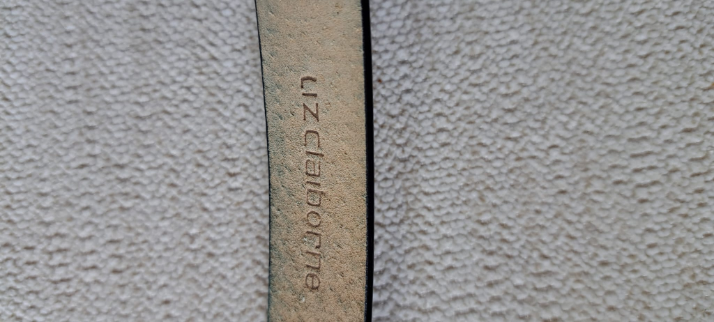 Liz Claiborne Black Leather Belt Extra Large - photo 5