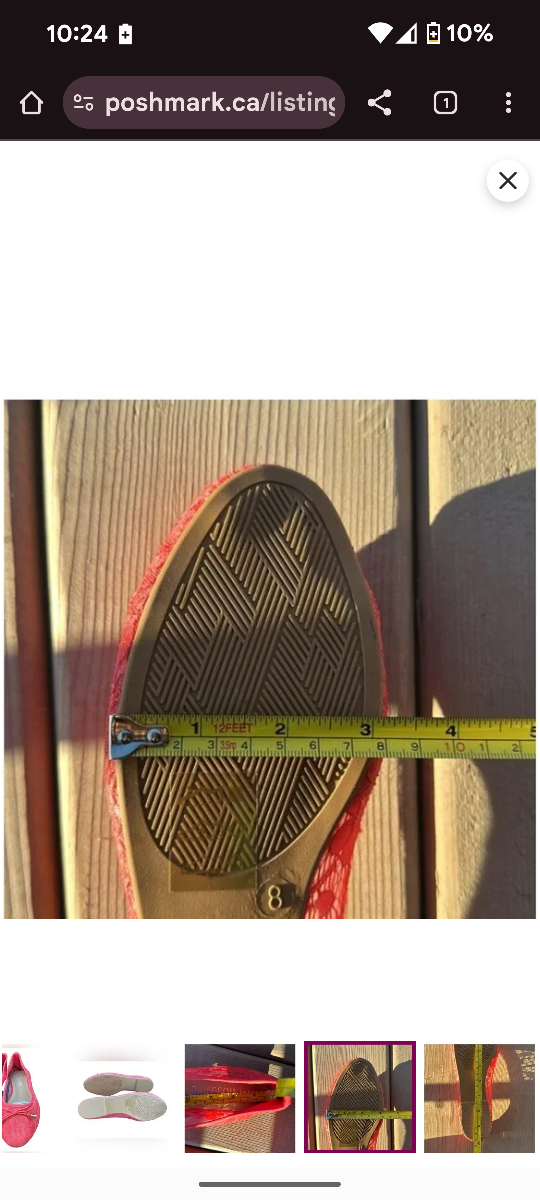 Mossimo Coral Ballet Flats - Size 8 - photo 5
