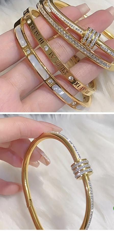 4pcs Gold Bracelet Combination - photo 4