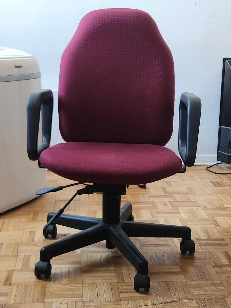 Burgundy Office Chair