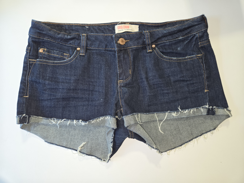 Garage Dark Denim Jean Shorts