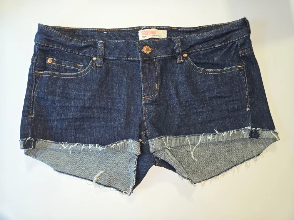 Garage Dark Denim Jean Shorts thumbnail