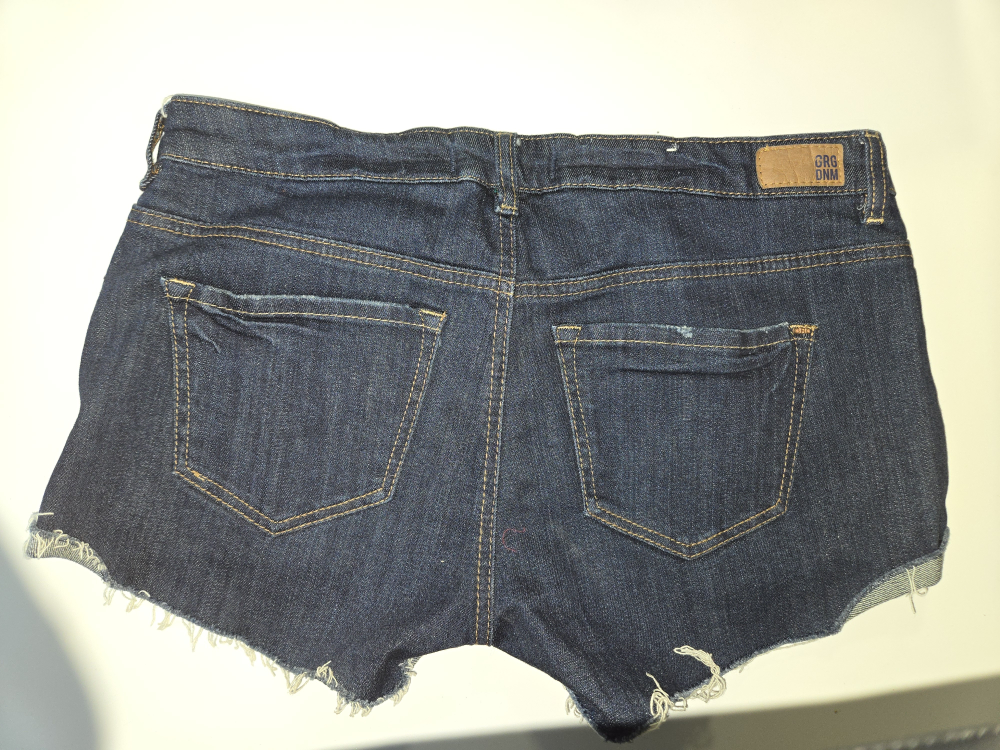 Garage Dark Denim Jean Shorts - photo 2
